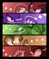 sonic-the-hedgehog - team chaotix and knuckles wallpaper