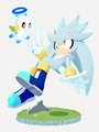 silver-the-hedgehog - 🤍silver and chao🤍 wallpaper