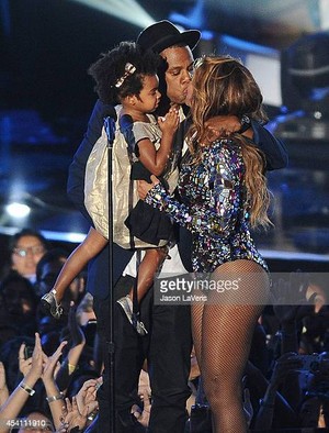  Blue Ivy, Jay Z and Beyoncé