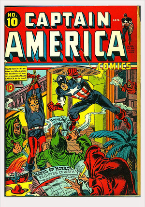  Captain America no. 10 | January 1942 | Jack Kirby: pencils | Joe Simon: inks