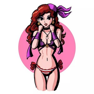  Captain Syrup in bikini