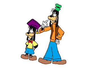  Gilbert (Gilly) with his Uncle Goofy