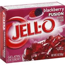  JELL-O ежевика Fusion Gelatin Десерт
