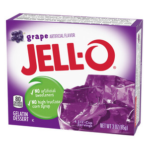  JELL-O Gelatin Dessert, グレープ, ブドウ