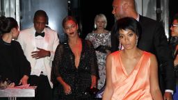 Jay-Z, Beyoncé and Solange 