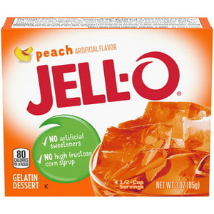 Jell-O Cherry Gelatin Dessert Mix, 6 oz Box