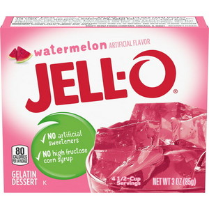 Jell O Gelatin Dessert, Watermelon