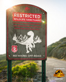 Jurassic World - National Wildlife Day Poster - Restricted Wildlife Sanctuary - jurassic-world photo