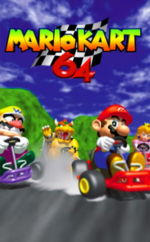  Mario Kart 64 Poster Remastered