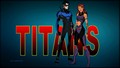 teen-titans - Nightwing and Starfire I wallpaper