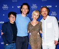 Owen Wilson, Tom Hiddleston, Sophia Di Martino, and Ke Huy Quan | D23 2022 - tom-hiddleston photo