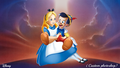 Pinocchio and Alice Being Together - disney-crossover fan art