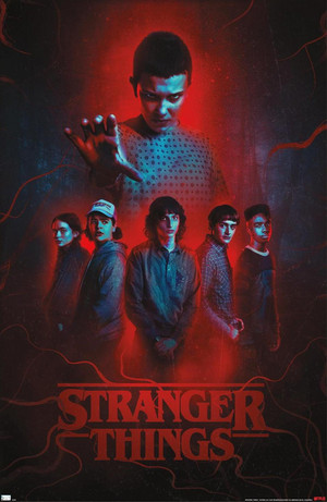 Stranger Things 4 - Poster - Eleven, Max, Dustin, Mike, Will and Lucas