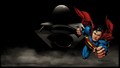 superman - Superman and Moon  wallpaper
