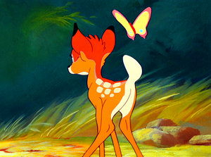  Walt Дисней Screencaps - Bambi & The бабочка