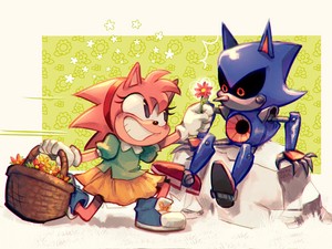  amy and metal sonic