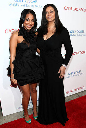  Lauren London and Tina Knowles