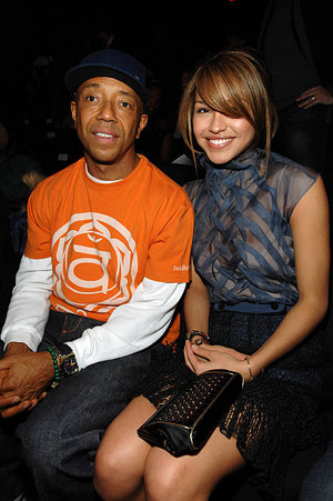 Russell Simmons and Cassie 