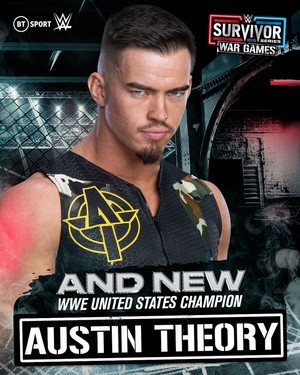  Austin Theory | WWE United States Champion | Survivor Series WarGames | November 26, 2022