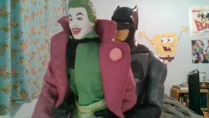 Batman and Joker came by to say hi