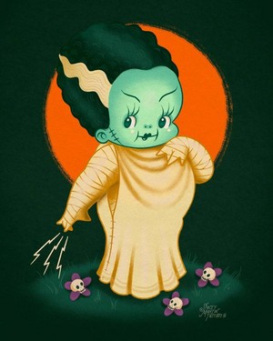  Bride of Frankenstein | Ghoul mga kaibigan | 4-Ever Prints