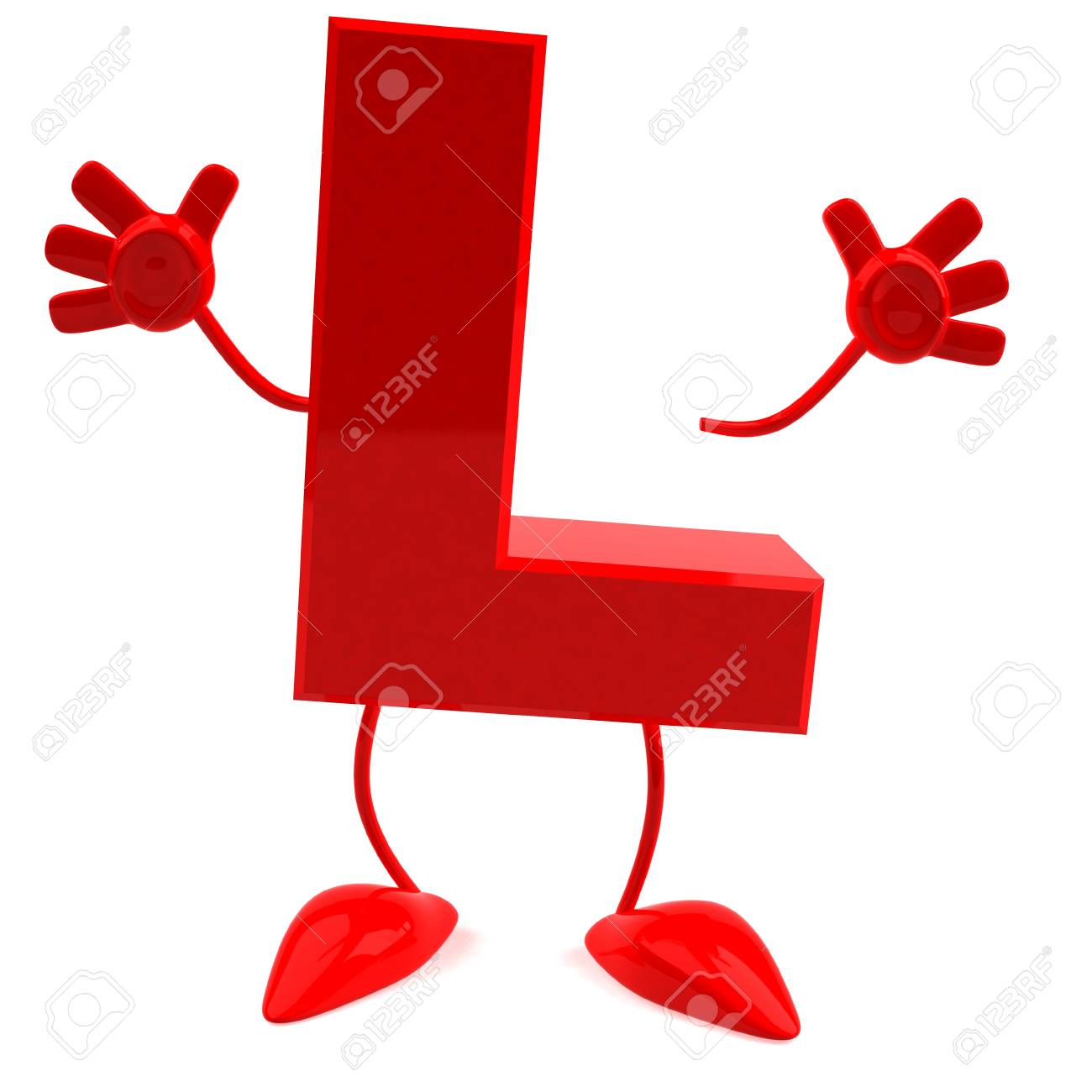Cartoon Character Of Letter L Stock Photo, Picture And Royalty - The Letter  L Photo (44600190) - Fanpop
