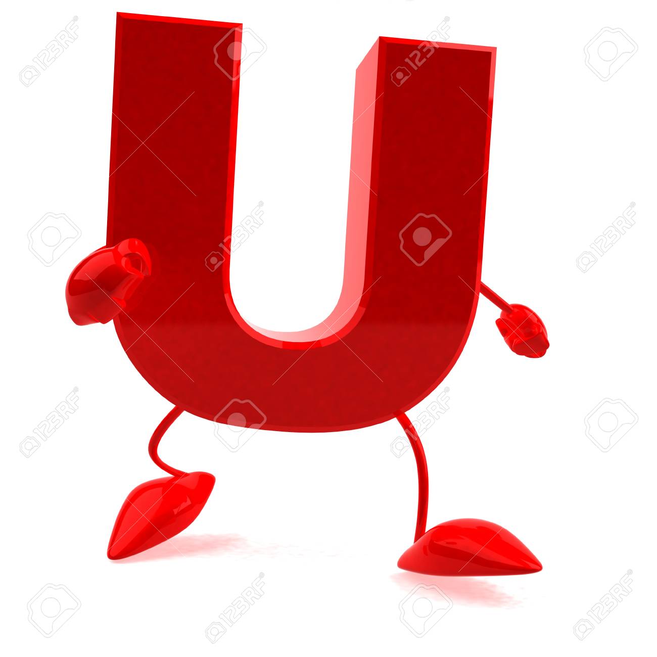 Cartoon Character Of Letter U Stock Photo, Picture And Royalty - The Letter  U Photo (44600212) - Fanpop
