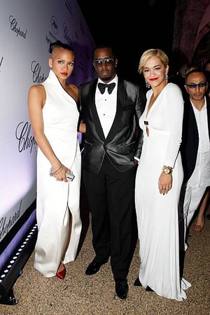Cassie, P. Diddy and Rita Ora 