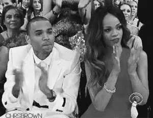  Chris Brown and Rihanna
