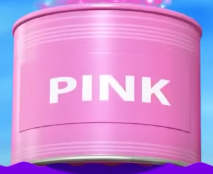  berwarna merah muda, merah muda Bucket