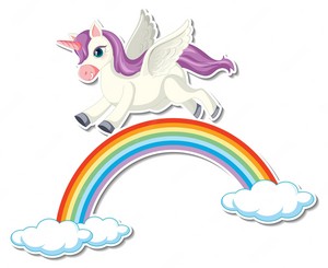  彩虹 unicorn 图片