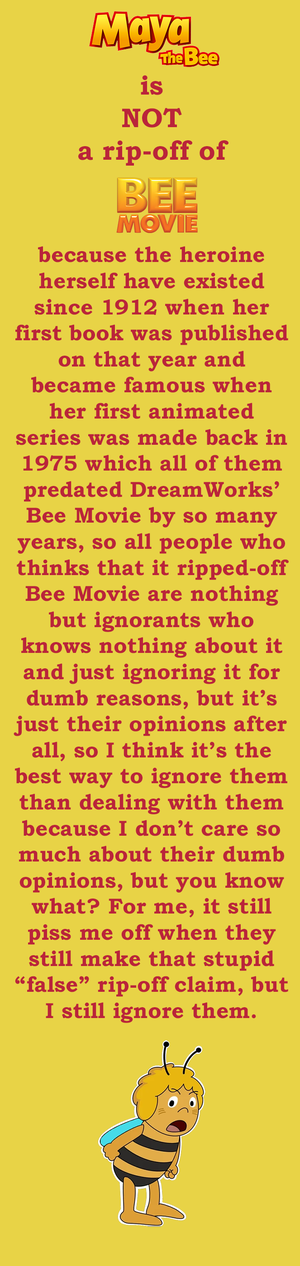  Why Maya the Bee is not a rip-off of Bee Movie rant