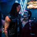 Behind the scenes of Survivor Series 2022: Rhea Ripley and Damian Priest  - wwe photo