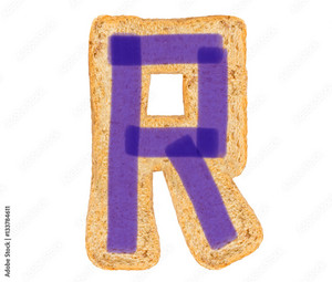 Bread Alphabet R