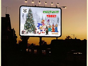Christmas Toons on the Billboard
