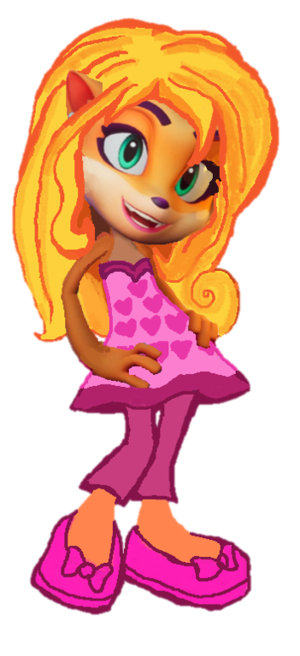CocoB (Coco Bandicoot Valentine Outfit). Style