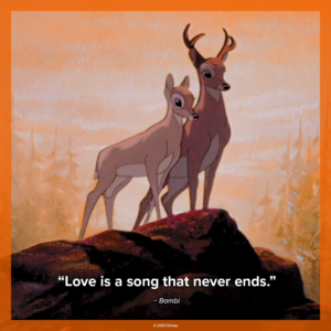  Disney tình yêu - Bambi and Faline