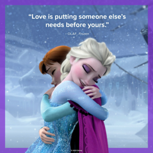  Disney Cinta - Elsa and Anna