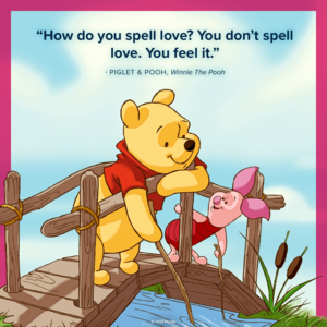  disney cinta - Pooh and Piglet