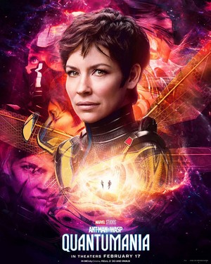  Evangeline Lilly as Hope 봉고차, 반 Dyne / 말벌, 말 벌 | Ant-Man And The Wasp: Quantumania | Character Poster