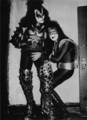 Gene and Ace (NYC) January 13, 1976 (A - kiss photo