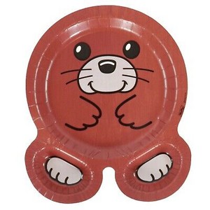 Hefty Zoo Pals Seal Paper Plate