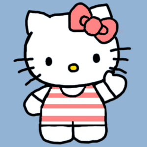  Hello Kitty Fanart por Me! (I_love_pokemon)