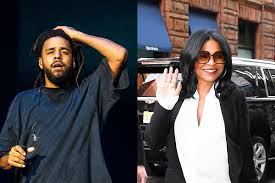 J. Cole and Nia Long 