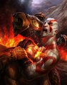 Kratos vs Helios - god-of-war photo