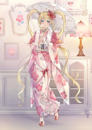  Luchia chimono, kimono