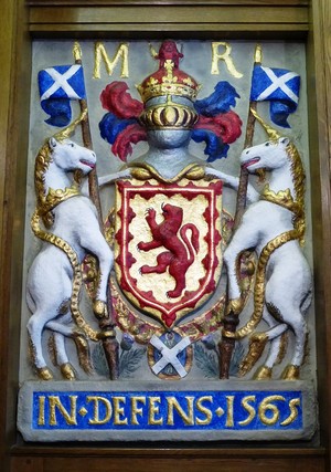 Mary Queen of Scots - Coat of Arms, South Leith Parish Church