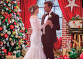 fifty-shades-trilogy - Merry Christmas Christian and Anastasia  wallpaper