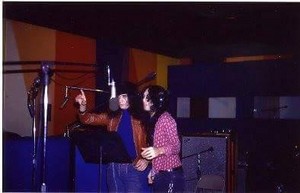  Paul and Gene ~Recording their debut album at campana Sound Studios....November 30, 1973
