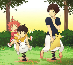  Ponyo, Sosuke and Lisa